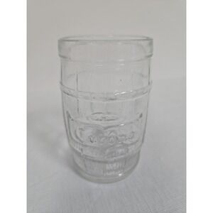 Vintage Corona Clear Barrel Drinking Glass